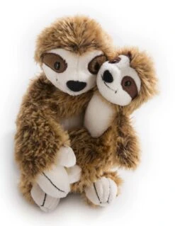 Nici 40510 Faultier Pärchen Mutter & Kind (20cm/12cm) Wild Friends Plüsch Sloth -Nici 40510