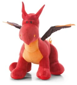 Nici 40786 Feuerdrache Rot Stehend Ca 50cm Plüsch Kuscheltier