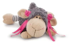 Nici 40866 Graues Schaf Jolly Juicy Mit Schleife Ca 20cm Liegend Plüsch Kuscheltier