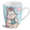 Nici 41450 Tasse Einhorn Theodor "Ich Vernasch Dich" Porzellan Kaffeetasse 310ml -Nici 41450 01 HA frei 2048x1859