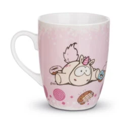 Nici 41953 Tasse Zuckerschnecke Porzellan Kaffeetasse Einhorn Theodor & Friends -Nici 41953 02 ZA Frei 2048x1989
