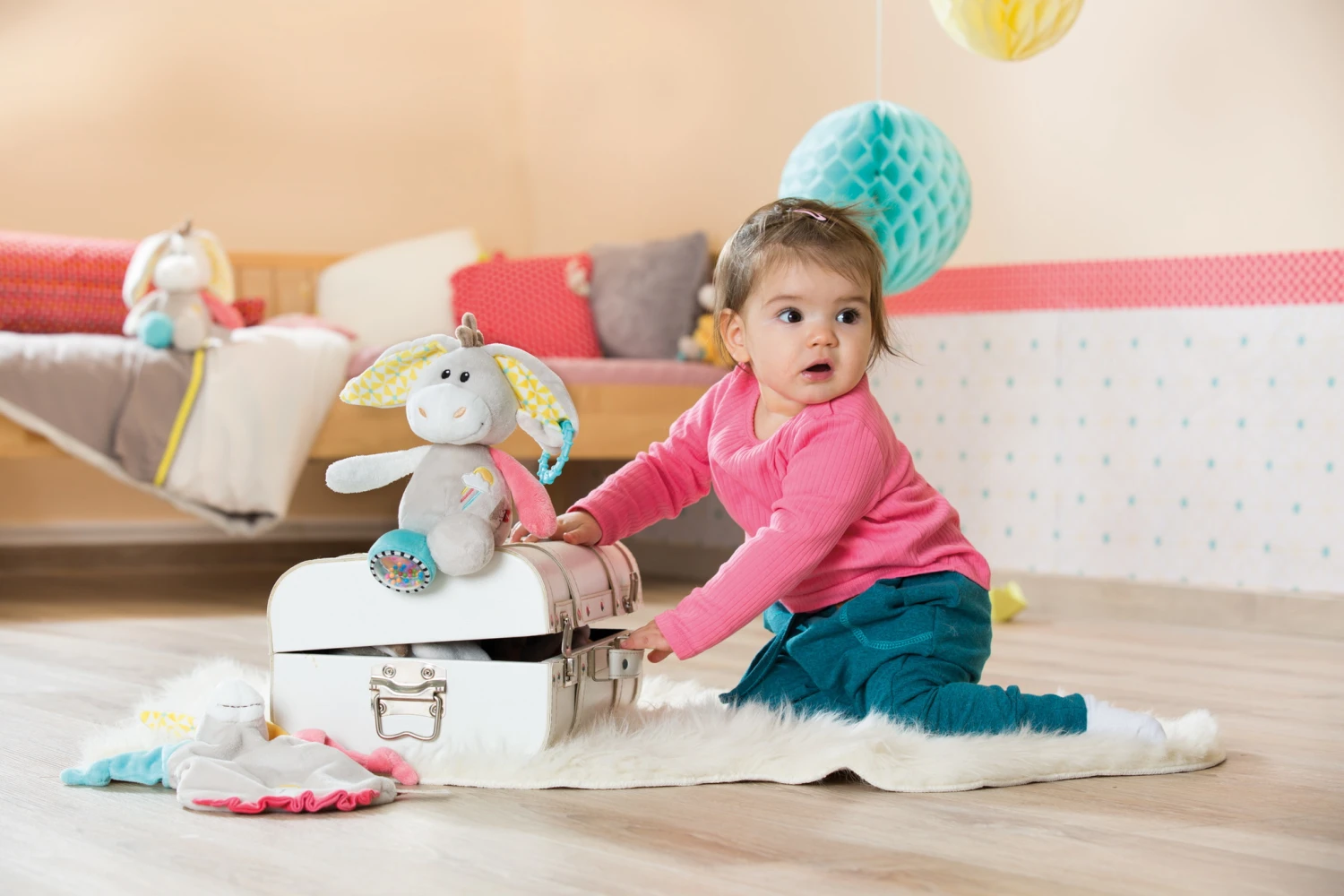 Nici 42076 Activity Schmusetier Esel Muli Ca 23cm Plüsch Kuscheltier 3m+ 4 Nici 42076 Activity Schmusetier Esel Muli Ca 23cm Plüsch Kuscheltier 3m+ – Bild 2