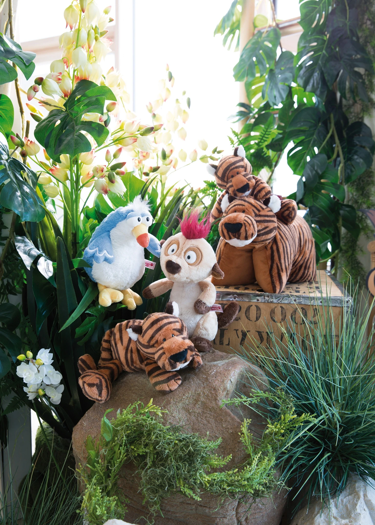 Nici 43908 Tiger Balikou Liegend Ca 20cm Wild Friends Plüsch 4 Nici 43908 Tiger Balikou Liegend Ca 20cm Wild Friends Plüsch – Bild 2