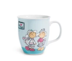 Nici 44288 Tasse Jolly Mäh Schafe In Paris Kaffeetasse Teetasse 9,5x10cm