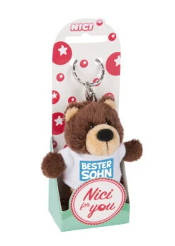 Nici 44708 Schlüsselanhänger Bär Mit T-Shirt Ca 10cm - Bester Sohn -Nici 44708 02 ZA Frei 1462x2048
