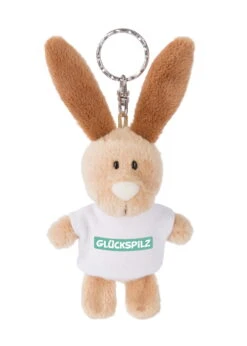 Nici 44713 Schlüsselanhänger Hase Mit T-Shirt Ca 10cm - Glückspilz