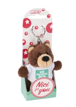 Nici 44718 Schlüsselanhänger Bär Mit T-Shirt Ca 10cm - Ich Beschütze Dich -Nici 44718 02 ZA Frei 1462x2048
