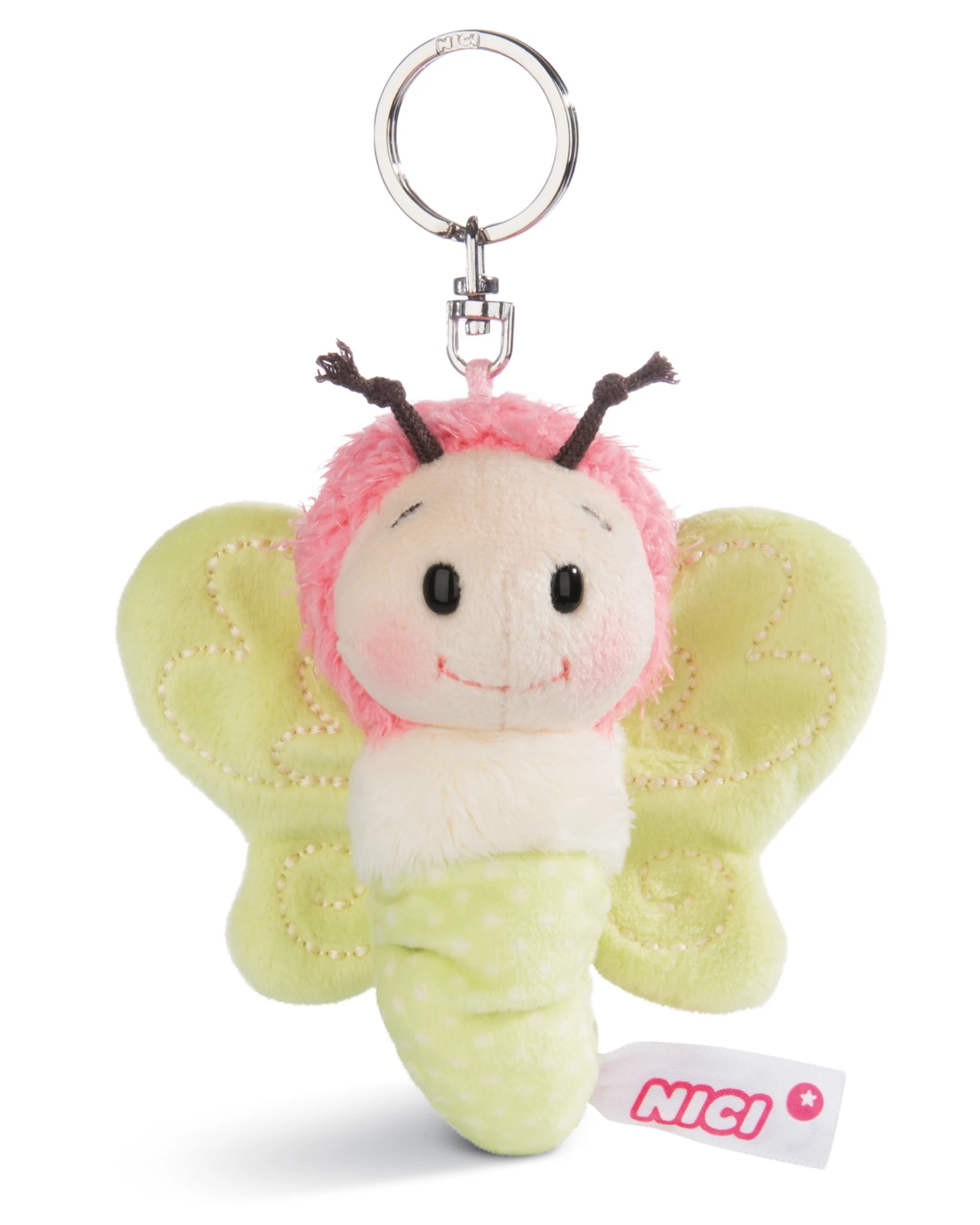 Nici 44931 Schlüsselanhänger Schmetterling Ca 10cm Plüsch Hello Spring - Grün 3 Nici 44931 Schlüsselanhänger Schmetterling Ca 10cm Plüsch Hello Spring - Grün