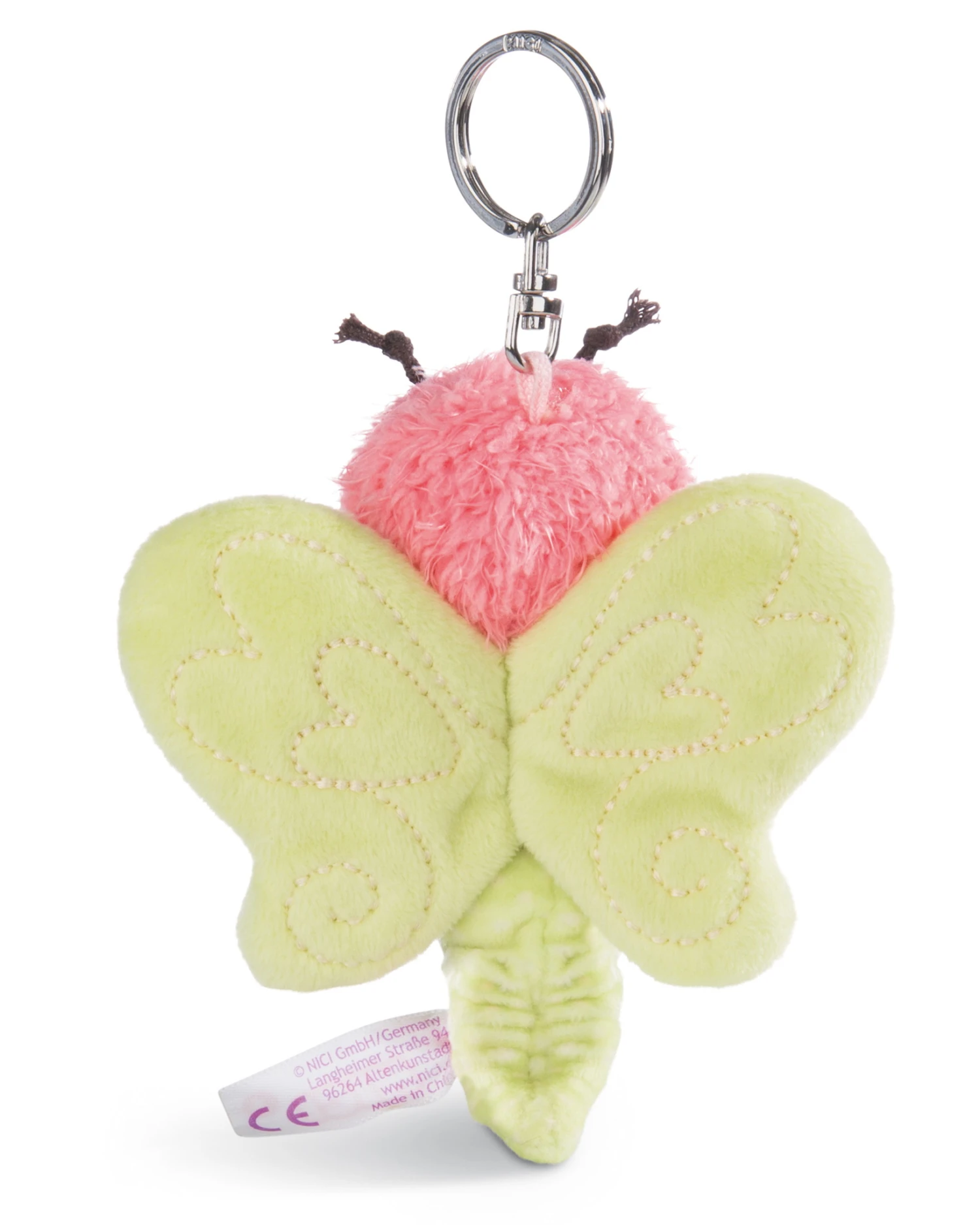Nici 44931 Schlüsselanhänger Schmetterling Ca 10cm Plüsch Hello Spring - Grün 4 Nici 44931 Schlüsselanhänger Schmetterling Ca 10cm Plüsch Hello Spring - Grün – Bild 2