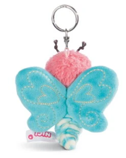 Nici 44931 Schlüsselanhänger Schmetterling Ca 10cm Plüsch Hello Spring - Blau -Nici 44931 13 ZA 1638x2048