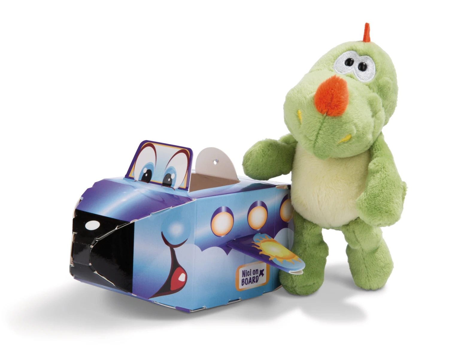 Nici 45002 Nici On Board Mit Geschenkverpackung Dinosaurier Flugzeug 15cm Plüsch 5 Nici 45002 Nici On Board Mit Geschenkverpackung Dinosaurier Flugzeug 15cm Plüsch – Bild 3