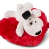 Nici 46073 Love Hund 12cm Liegend Auf Herzkissen Plüsch Kuscheltier -Nici 46073 01 HA Frei 2048x1463