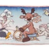 Nici 48333 Kissen Rentier Hase Meise Pingu 43x25cm Plüsch Winter Friends GREEN -Nici 48333 01 HA Frei 2048x1340