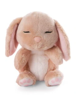 Nici 48708 Sleeping Pets Bunnies Hase Karamell 12cm Schlafend Im Körbchen Peach -Nici 48708 05 ZA Frei 1640x2048