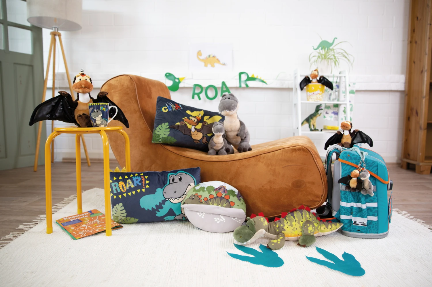 Nici 48801 Schlüsselanhänger Flugsaurier Orny 10cm Plüsch Dino Dinosaurier GREEN – Bild 4