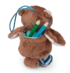 Nici 48931 Wendekuscheltier Eule Oscar Im Nest Blau 12cm Mit Loop Wendeplüsch -Nici 48930 07 ZA weiss 1972x2048