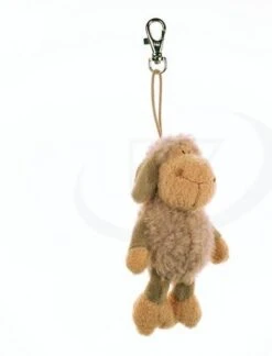 Nici 24650 Schlüsselanhänger Mit Karabiner Graues Schaf Ca 12cm Schlenker